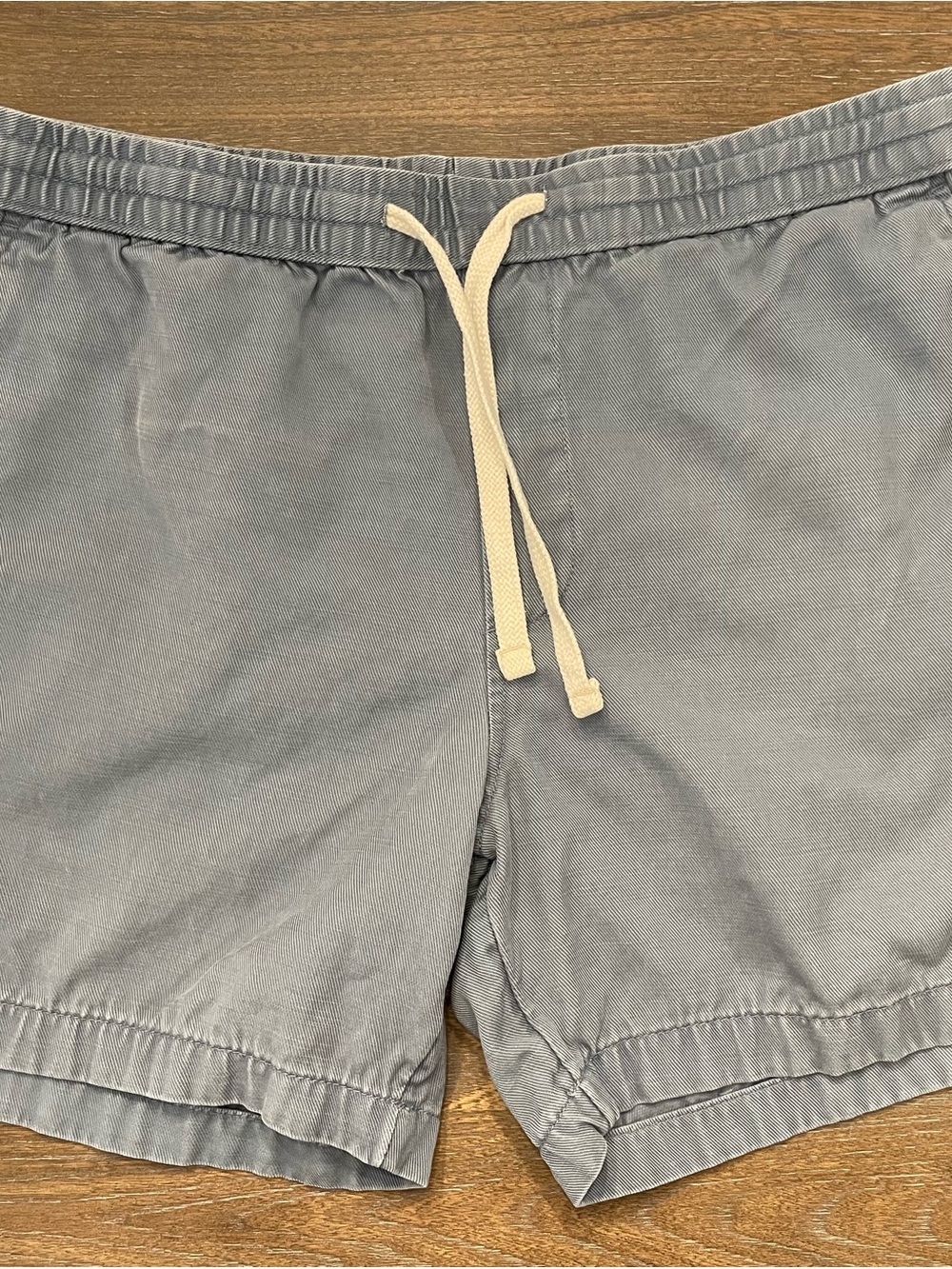 Goodfellow & Co Light Grayish Blue Drawstring Cotton Shorts